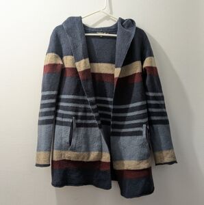 Toad & Co. Merino Heartfelt Hoodie Sweater Coat Jacket Women's Medium